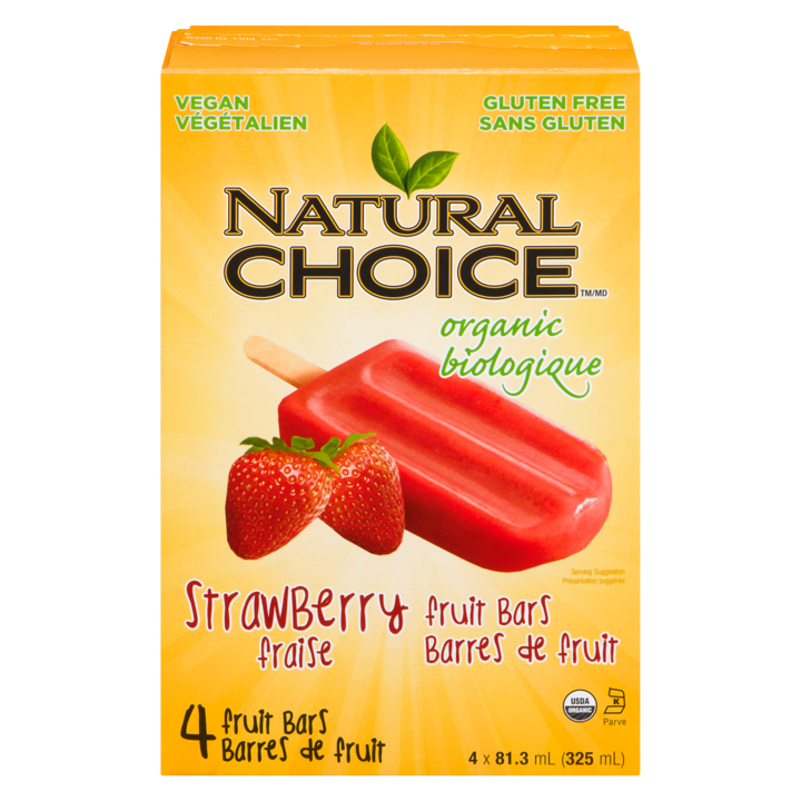 Fruit Bars - Strawberry - 4 x 81 ml