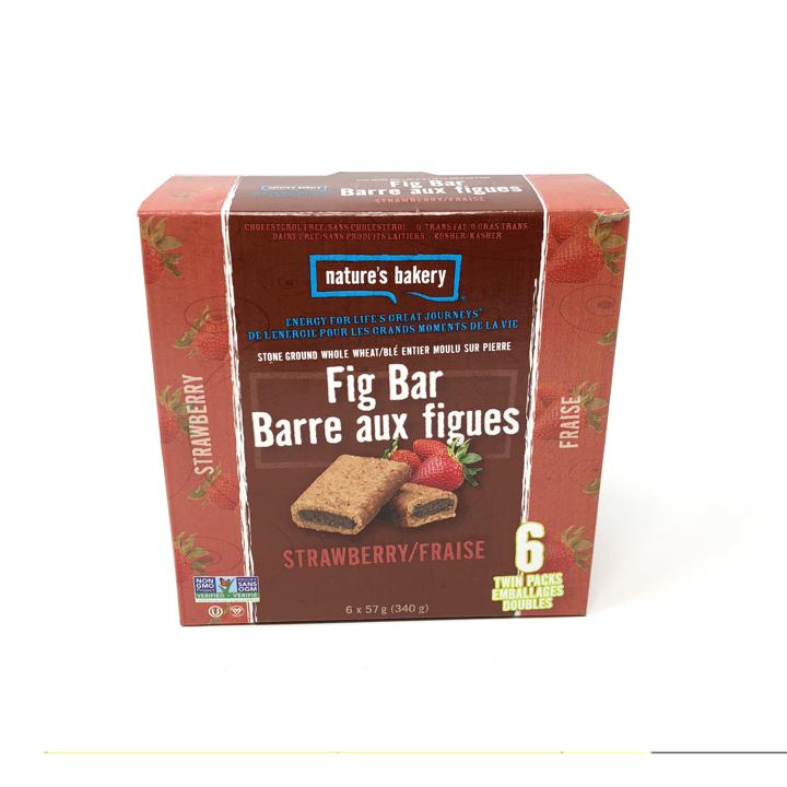 Whole Wheat Fig Bar - Strawberry - 6 x 57 g