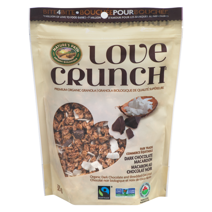 Love Crunch Granola - Dark Chocolate Macaroon - 325 g