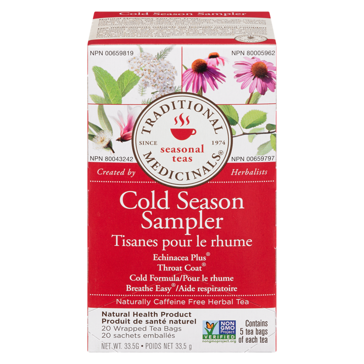 Seasonal Tea - Cold Season Sampler - 20 count