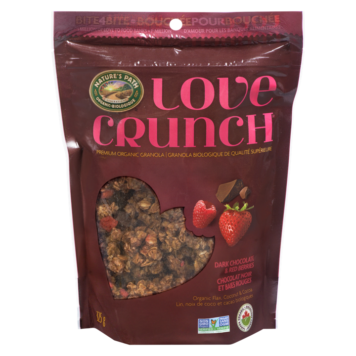 Love Crunch Granola - Dark Chocolate &amp; Red Berries - 325 g