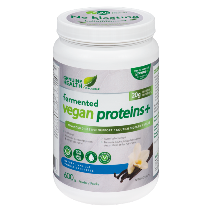 Fermented Vegan Proteins+ - Vanilla - 600 g