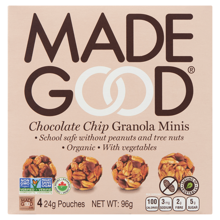 Granola Minis - Chocolate Chip - 4 x 24 g