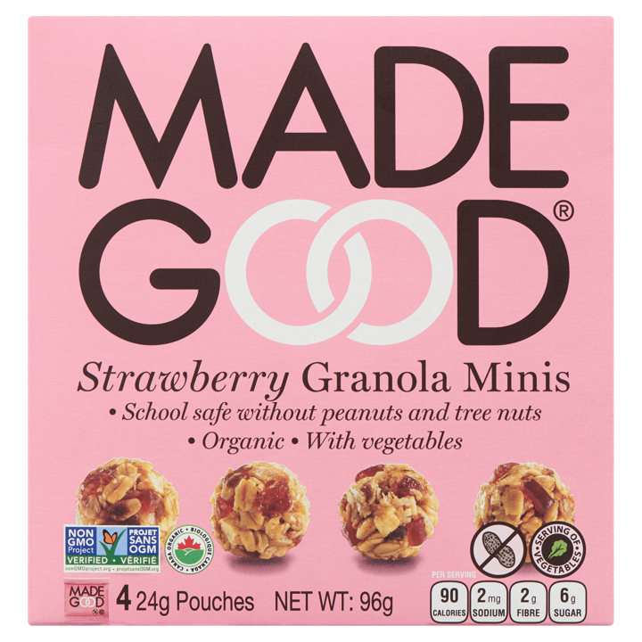 Granola Minis - Strawberry - 4 x 24 g