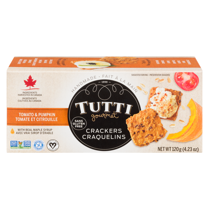 Crackers - Tomato &amp; Pumpkin - 120 g