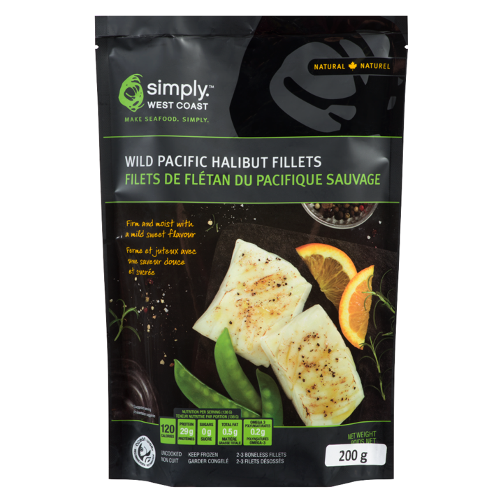 Wild Pac Halibut Fillet - 200 g