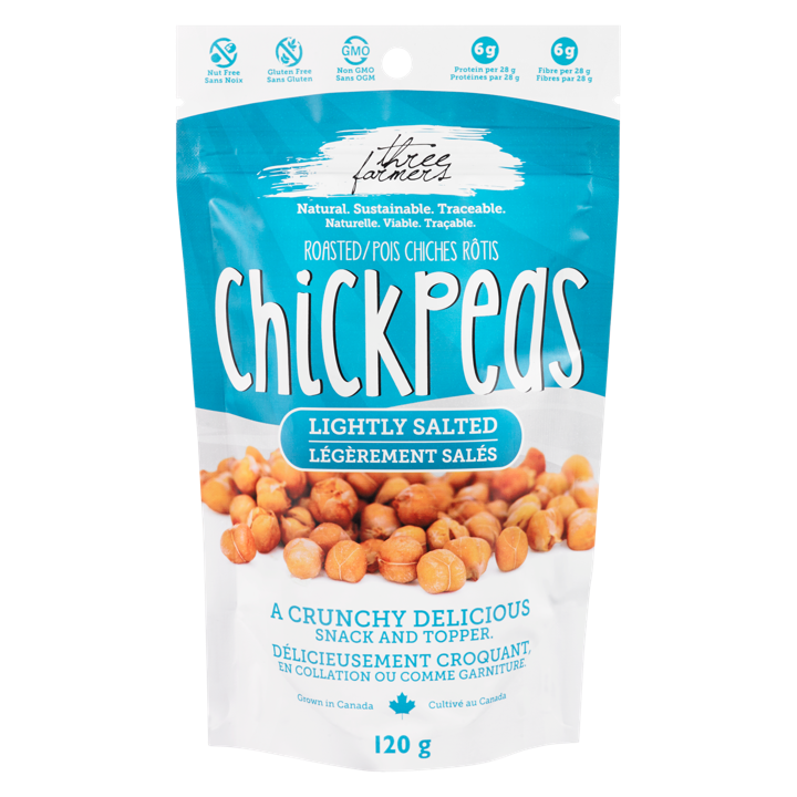 Roasted Chickpeas - Lightly Salted - 120 g