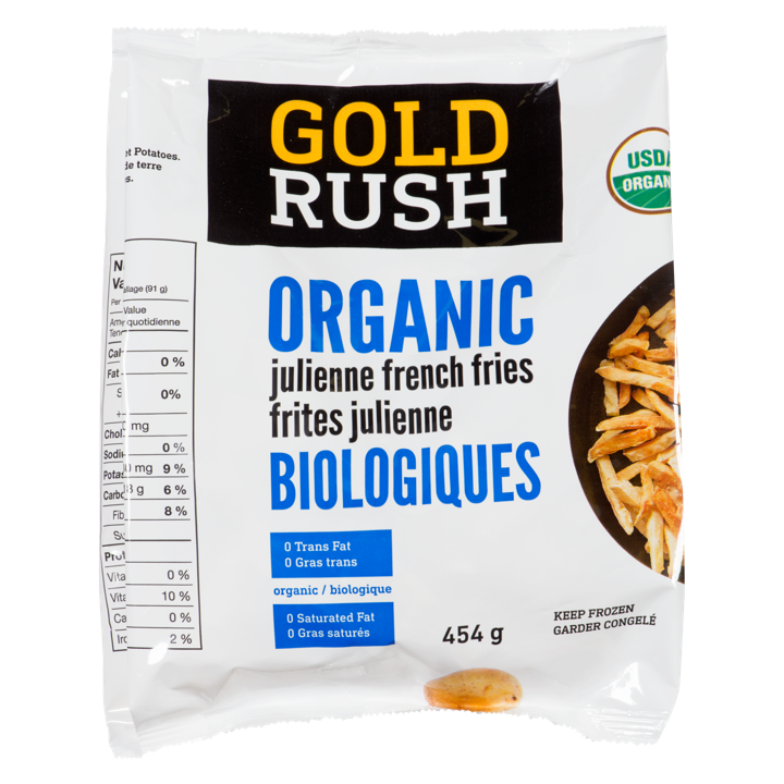 Organic Julienne French Fries - 454 g