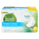 Free &amp; Clear Chlorine-Free Pads - Regular Ultra-Thin Pads with Wings - 18 count