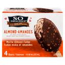 Almond Non-Dairy Frozen Dessert Bars - Mocha Almond Fudge - 4 x 68 ml