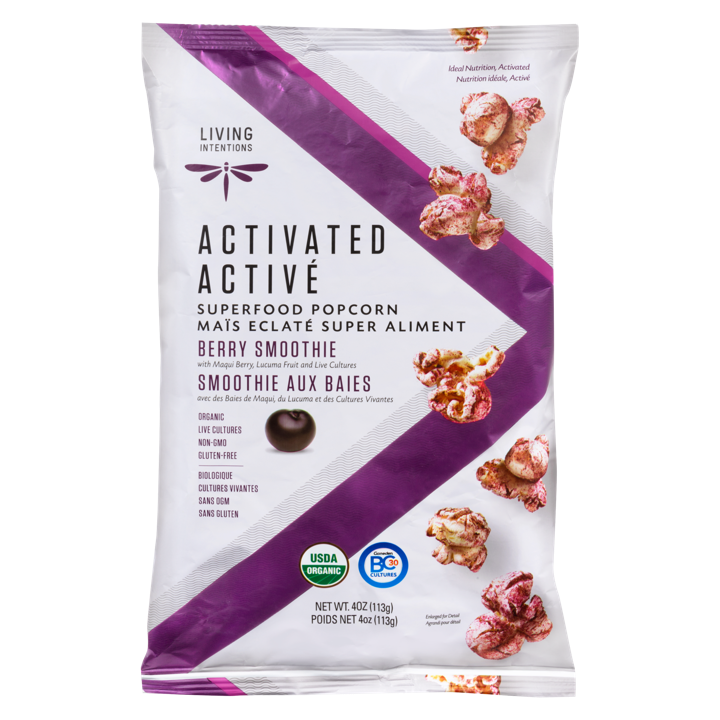 Activated Superfood Popcorn - Berry Superfruit - 113 g