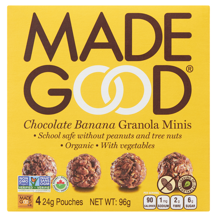 Granola Minis - Chocolate Banana - 4 x 24 g