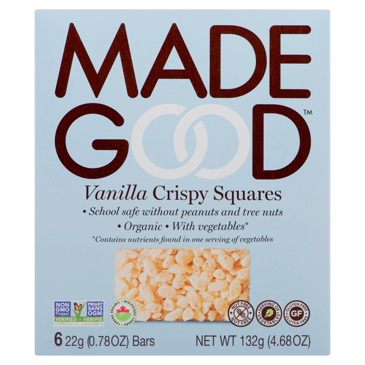 Rice Squares - Vanilla - 6 x 22 g