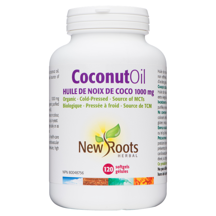 Coconut Oil - 1,000 mg - 120 soft gels