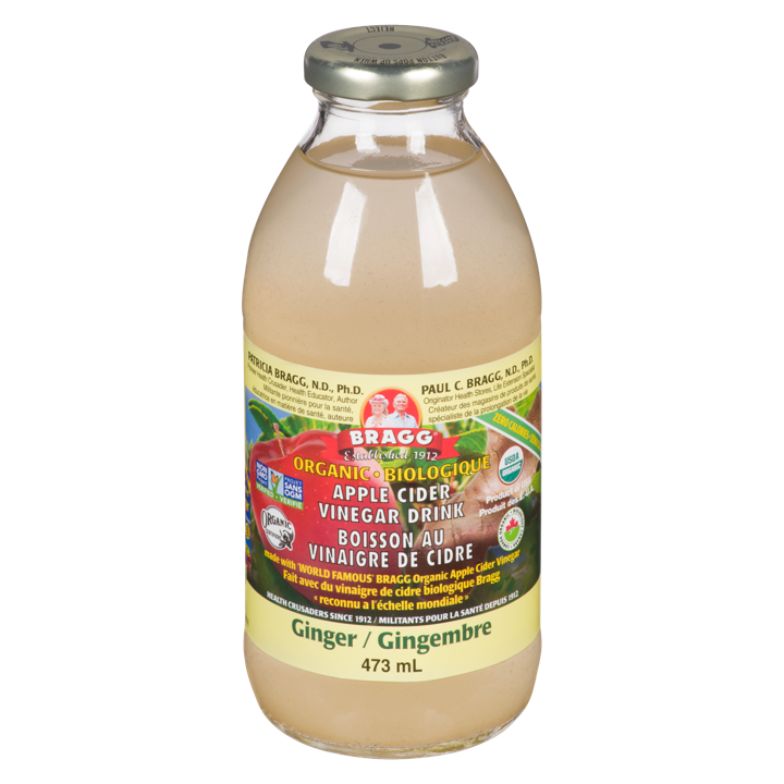 Apple Cider Vinegar All Natural Drink - Ginger Spice - 473 ml