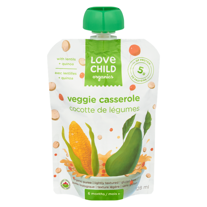 Organic Puree - Veggie Casserole 6+ months - 128 ml