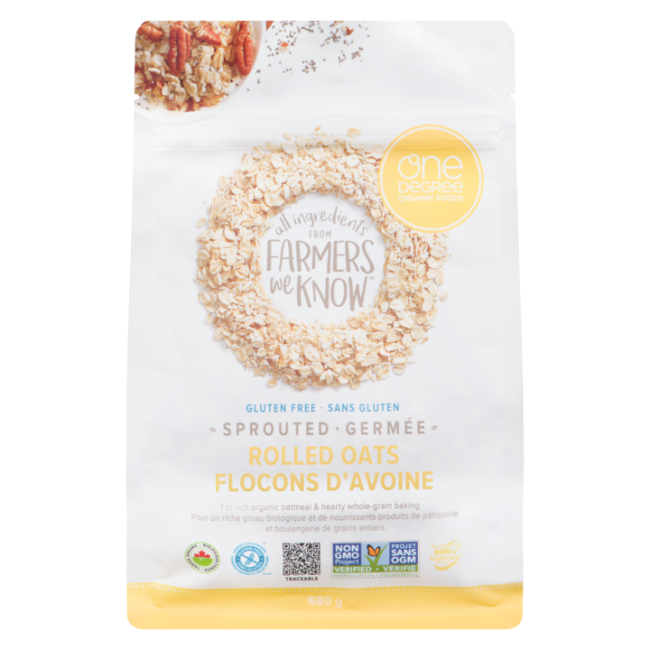 Sprouted Oats - Rolled - 680 g
