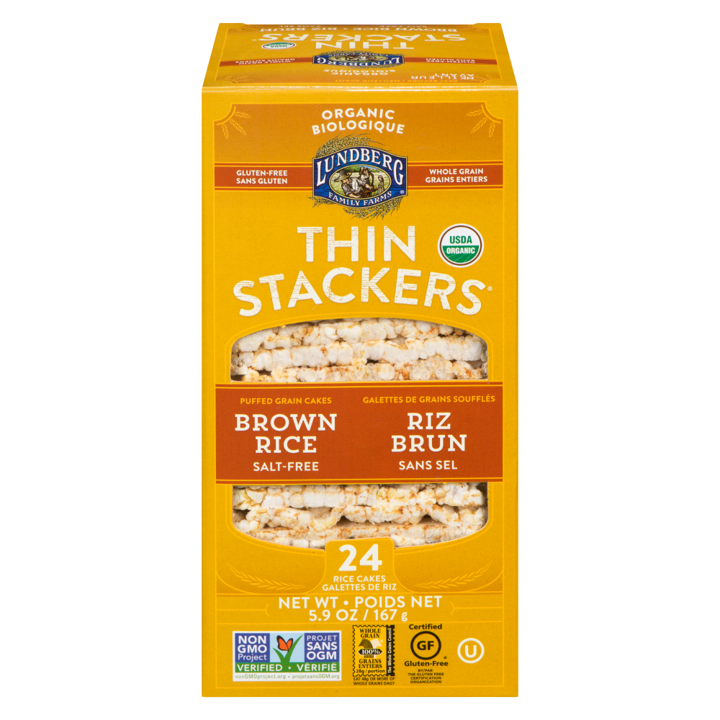 Thin Stackers - Brown Rice - Salt Free - 167 g