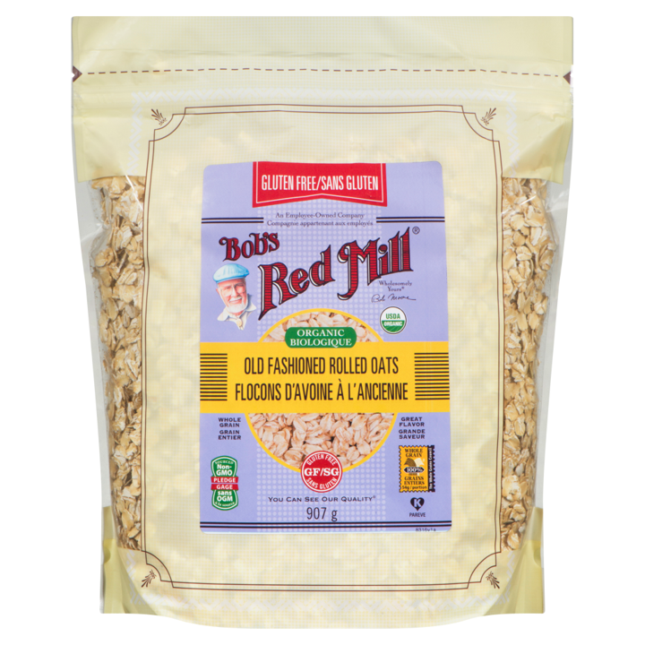 Organic Old Fashioned Rolled Oats - 907 g