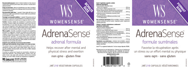 AdrenaSense - 240 Veggie Capsules