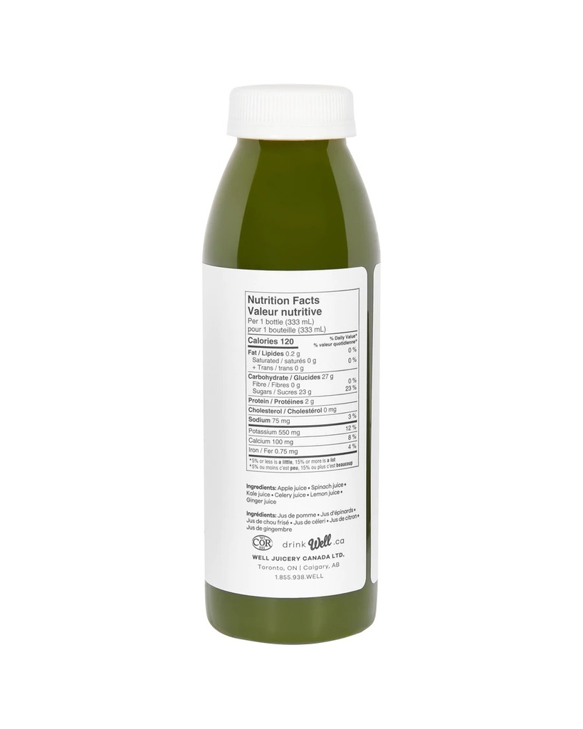 Cold Pressed Juice - Well Greens