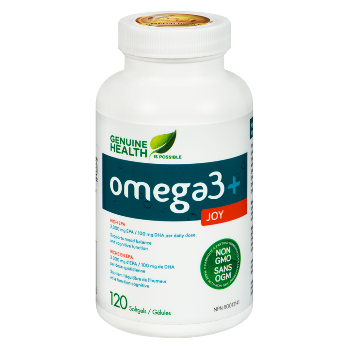 Omega3+ Joy - 2,000 mg EPA, 100 mg DHA - 120 soft gels