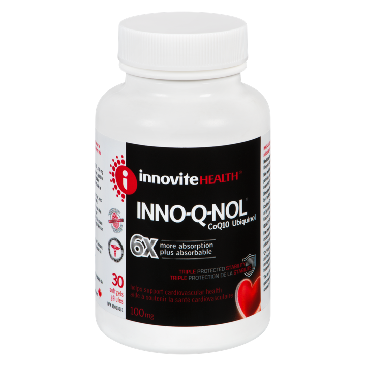 Inno-Q-Nol - CoQ10 Ubiquinol - 100 mg - 30 soft gels