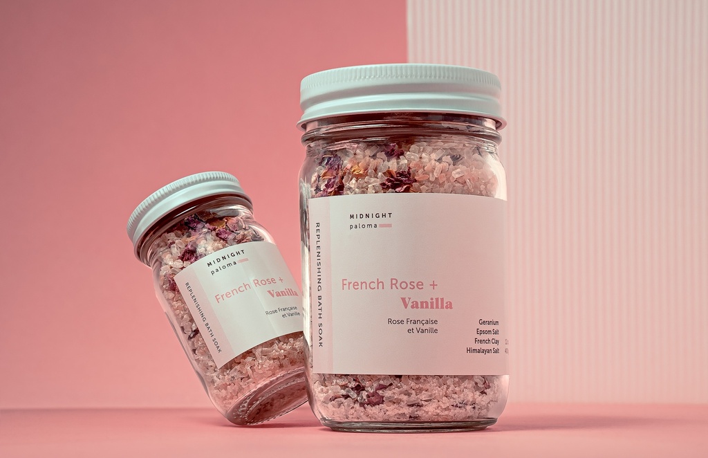 French Rose + Vanilla Replenishing - Bath Soak