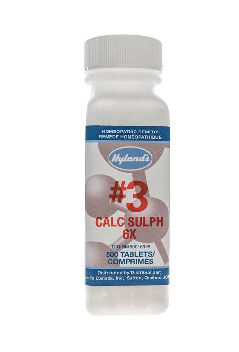 #3 Calc. Sulph. - 6X - 500 tablets