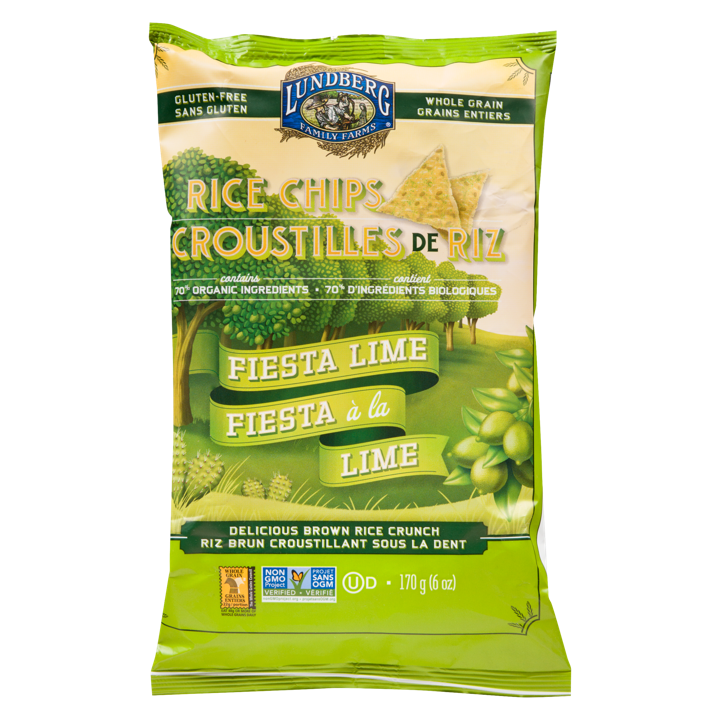 Rice Chips - Fiesta Lime - 170 g