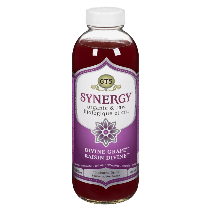 Synergy Kombucha Drink - Divine Grape - 480 ml