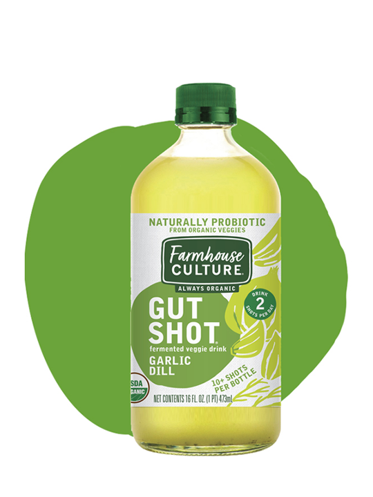 Garlic Dill Gut Shots