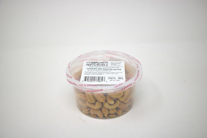 Salted Roasted Cashews - 375 ml Container