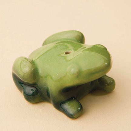 Ceramic - Frog - Incense Holder