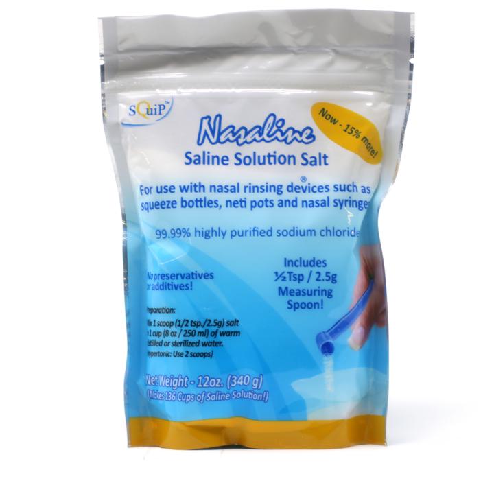 Nasaline Saline Solution Salt