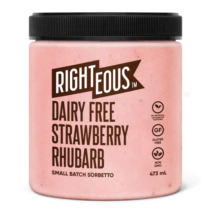 Sorbetto - Strawberry Rhubarb Dairy Free