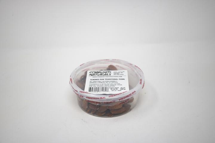 Raw Transitional Almonds - 250 ml Container