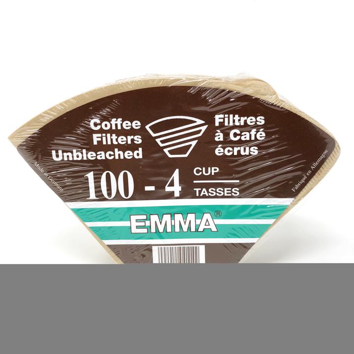 Unbleached Coffee Filters - 4 cup