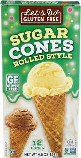 Gluten Free Sugar Ice Cream Cones