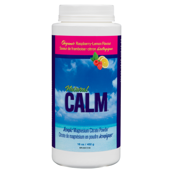 Natural Calm Magnesium Citrate Powder - Raspberry Lemon