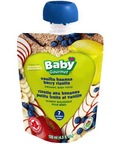 Organic Baby Food - Vanilla Banana Berry Risotto 7+ months