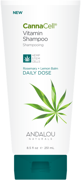 CannaCell Vitamin Shampoo - Rosemary + Lemon Balm Daily Dose