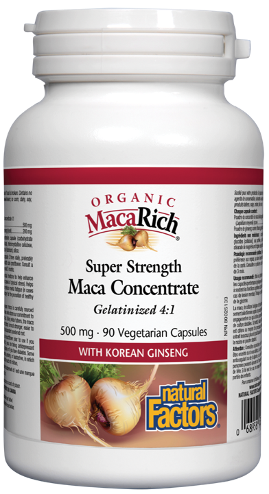 Organic MacaRich Super Strength Maca Concentrate - 500 mg