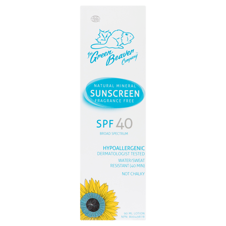 Natural Mineral Sunscreen Lotion - SPF 40