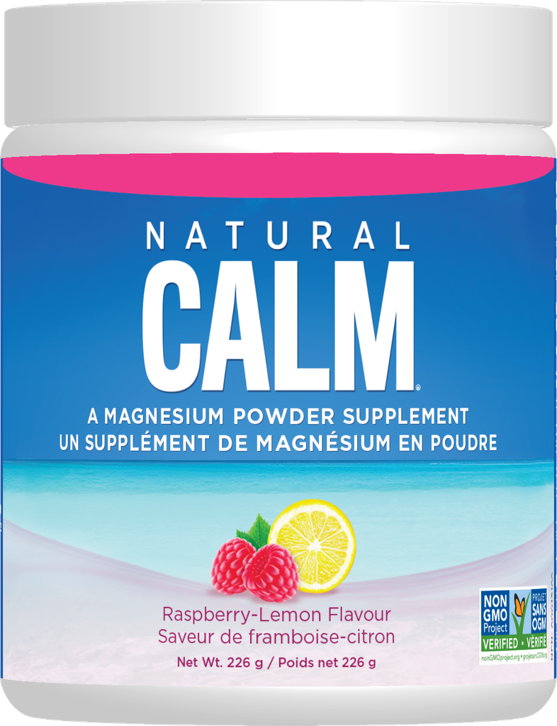 Natural Calm Magnesium Citrate Powder - Raspberry Lemon