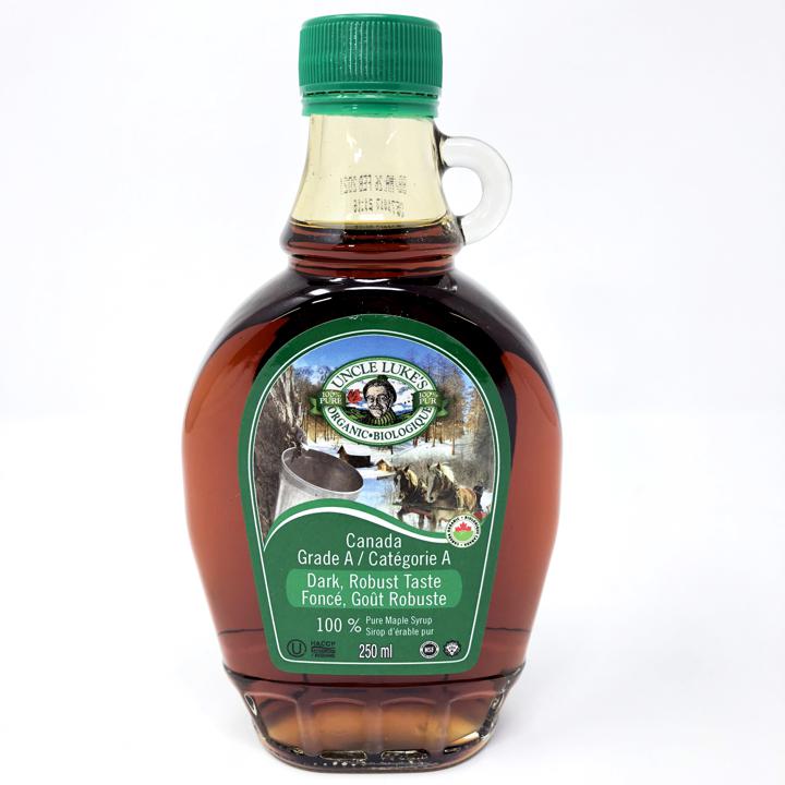 Organic Maple Syrup Grade A Dark Robust Taste