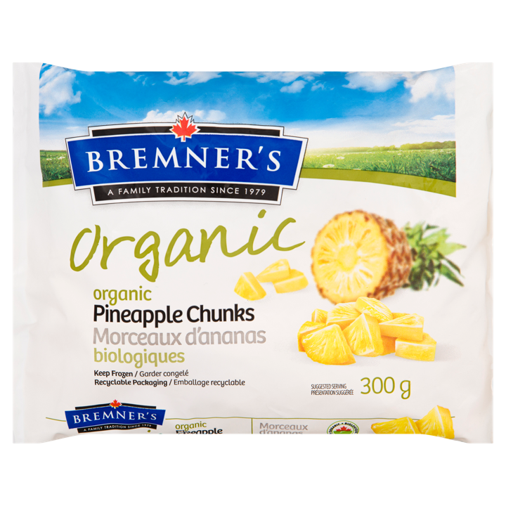 Organic Pineapple Chunks