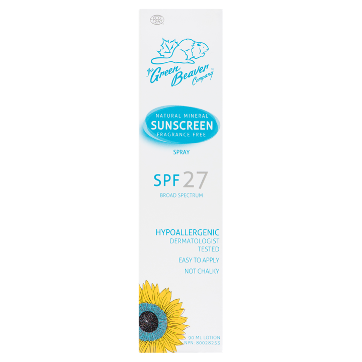 Natural Mineral Sunscreen Spray - SPF 27