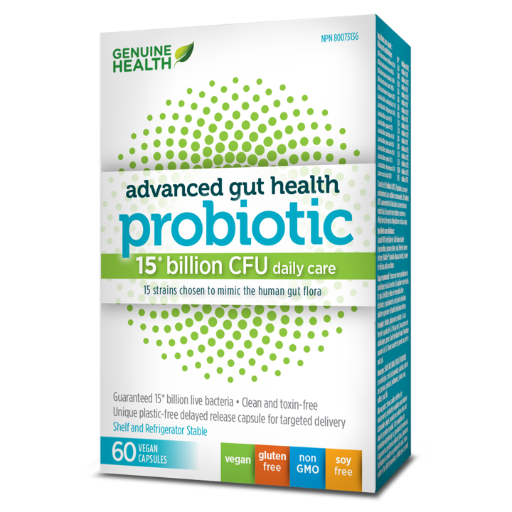 Advanced Gut Health Probiotic - 15 Billion CFU