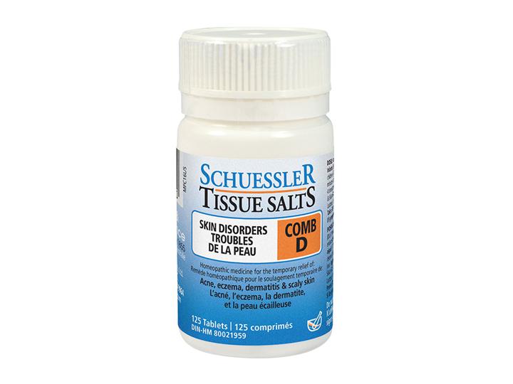 Schuessler Tissue Salts Skin Disorders Comb D